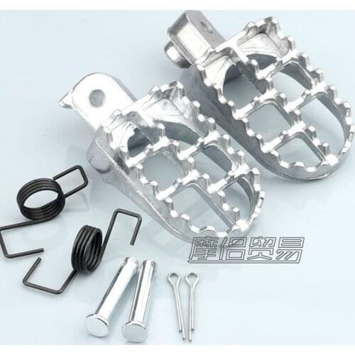 Universally Motorcycle Pedals FootRests Dirt Bike Motorcycle For Yamaha PW50 PW80 TW200 Childrens cross country motorcycle