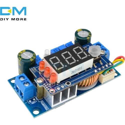 DC-DC CC/CV 5A MPPT Solar Panel Controller Step Down Charging Charger Module Display LED Non-isolated Buck Control Board 6V-36V