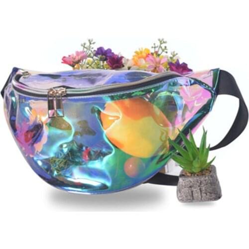 XC Waterproof Laser Waist Chest Sport Bags Shining Running Cycling Gym Sport Bags 2L Reflective Mobile Phone Running Belt Bags