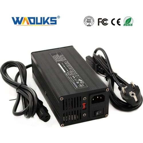 43.8V 8A LiFePO4 Battery Charger For 12S 36V LiFePO4 Battery Charger Aluminum Shell Smart Charger