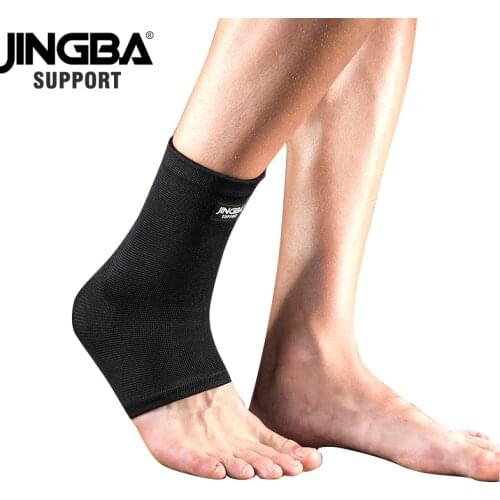 JINGBA SUPPORT 1 PCS Black Nylon Compression Ankle Brace Support Protector Outdoor Sports Protective Ankle joint Dropshipping