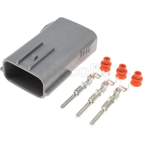 15Kits 3 Pin DL 090 Male Waterproof Sensor Connector 6195-009 For Nissan Mazda RX8 Ignition Coil Socket
