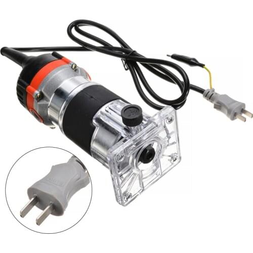 220V 530W MT370 Wood Electric Trimmer Electric Hand Trimmer DIY Chamfering Carving Grooving Tool For Wooden Cabinet Processing