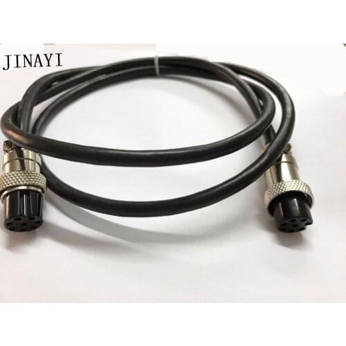 2P 3P 4P 5P 6P 7P 8P Pin GX16 16mm Air Plug Female Aviation Socket Connector Plug Cable 1m
