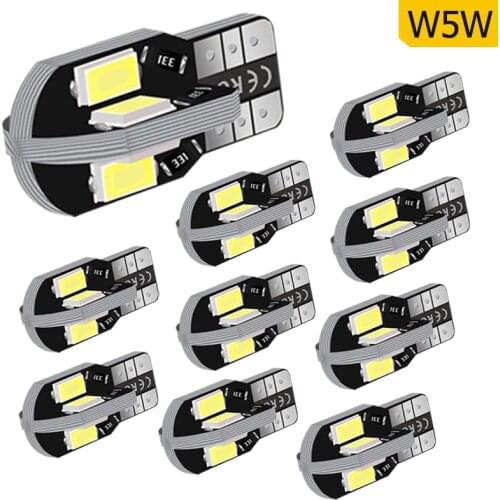 2X T10 W5W LED Bulb Canbus No Error Car Interior Light for Alfa Romeo 159 147 156 Giulietta Mito VW Golf 4 5 7 6 mk7 mk5 12V
