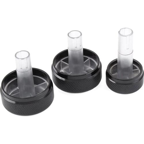 3pcs/set Car AC Knob Air Conditioning Knob Control Switch For Skoda Superb Octavia MK1 Car Styling