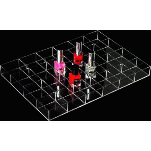 Acrylic 24 Slots Jewelry Storage Box Clear Makeup Organizer Bracelet Organizer Case Jewelry Display Stand Shelf 35*24*3.2cm
