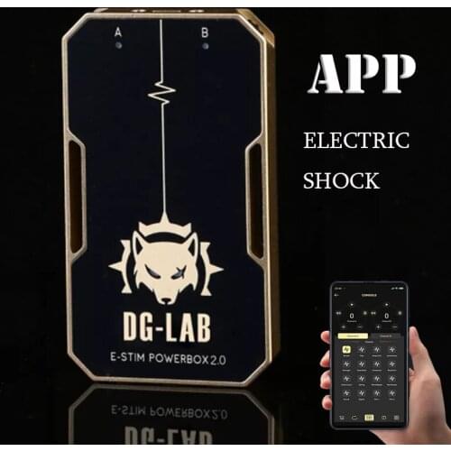 APP Remote Control Electro Penis Anal Plug Stimulation Power Box Medical Themed Electro Shock Sex Toys For Couples Woman Men