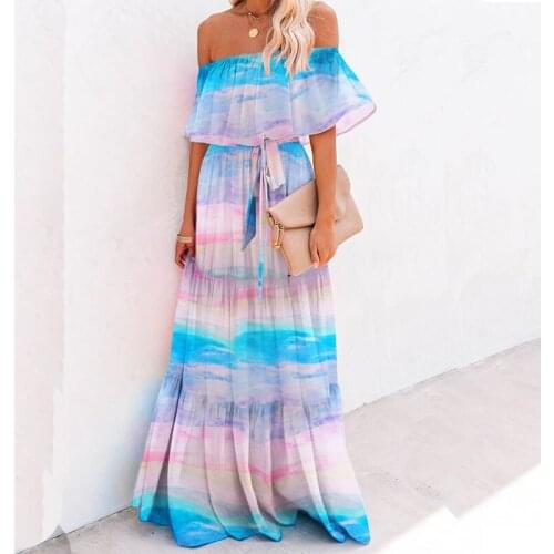 EACHIN Summer Wrap Dresses