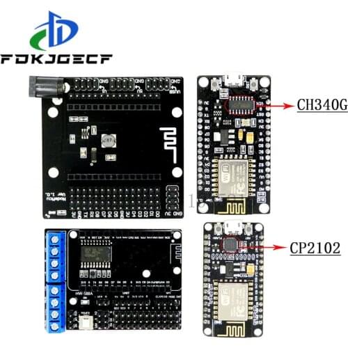 ESP8266 CH340G NodeMcu V3 Lua Wireless WIFI Module Connector ESP32 Development Board ESP12E Micro USB ESP8266 CP2102 Based L293D