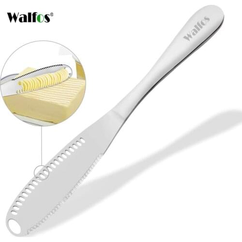 WALFOS Stainless Steel Butter Knife Cheese Dessert Jam Spreaders Cream Knifes Utensil Cutlery Dessert Tools for Toast Breakfast