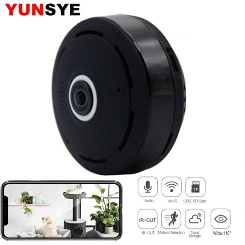 YUNSYE 960P/1080P 360 security wifi camera panorama camera IP CCTV video surveillance fisheye camera two audio Baby Monitor P2P