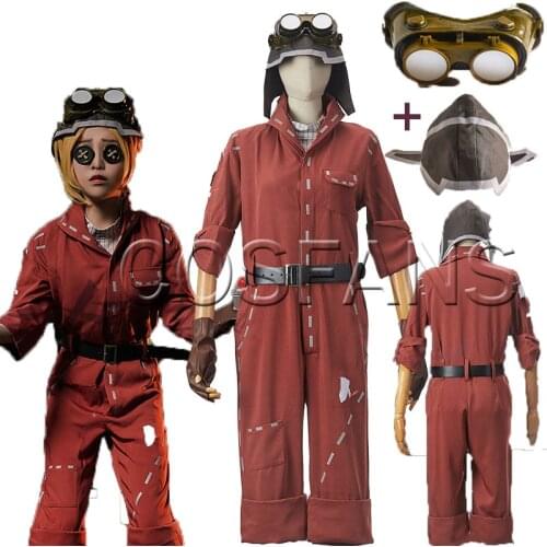 Game Identity V Cosplay Costume Machinist Tracy Reznik Cosplay Costume Halloween Christmas Party Women Cosplay Costumes glasses