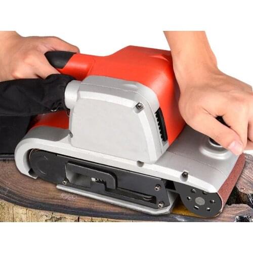 4 inch belt machine portable sanding machine tank plane grinding machine small polishing machine woodworking household sandpaper