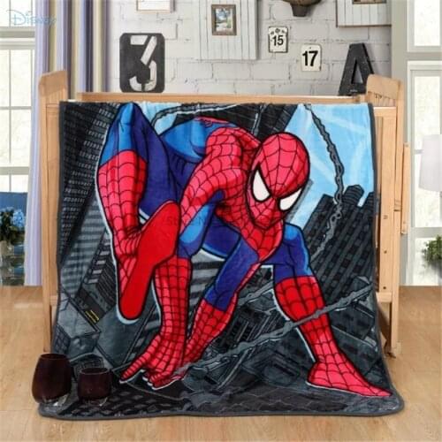 Hot Disney Cartoon Spider Man Frozen McQueen 95 Cars Children Blankets kids Throw Baby Pet Small Cobertor on Crib Plane 70x100cm