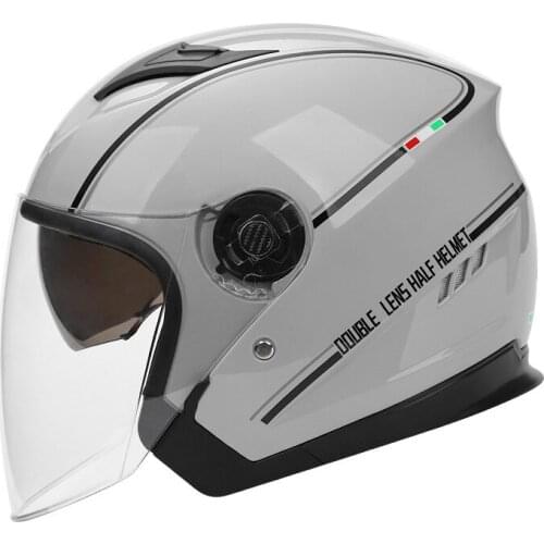 DOT Certified Motorcycle Helmet Riding Helmet Motorcycle Dual Lens Helmet Electric Bike Helmet BYB730