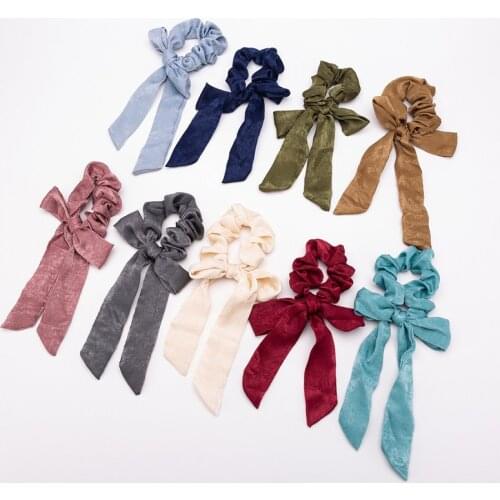 2019 New Arrival Fashion 9 Colors Women Bow Headbands Girl Hair Accessories