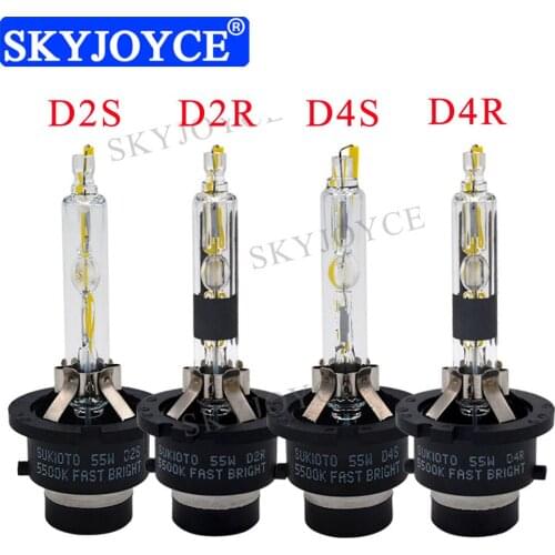 SKYJOYCE Fast Bright 55W D2S D2R D4S D4R HID Bulb For D2S D4S HID Ballast Kit 5500K White D2S D2R D4S D4R 55W Car Headlight Bulb