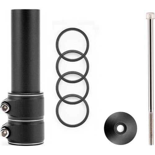 Bike Handlebar Riser Aluminum Alloy Bike Fork Stem Riser Extender Bike Stem Head Up Raiser Cycling Raiser Bicycle Accessories