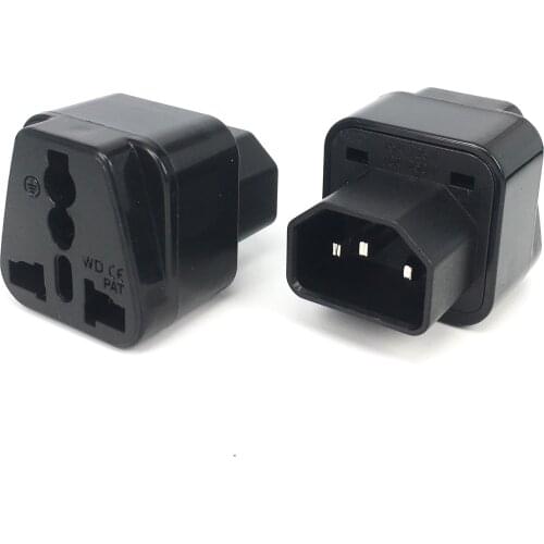 High quality IEC 320 C14 Male to C13 Female 10A Power Adapter PDU UPS