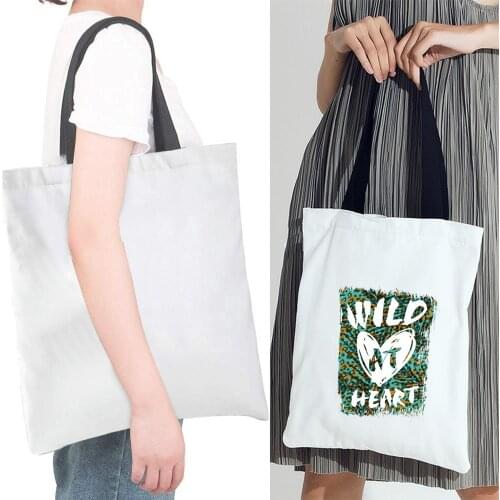 Womens Shoulder Bag Wild Pattern Foldable Shopping Bag High Quality Reusable Tote Bag Large Capacity Eco-friendly Handbag