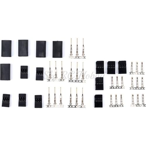 10pairs 20pairs Male / Female Connector For RC Model Servo Connector Wire Model Receiver Battery ESC Connection