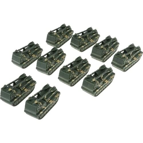 10x Mini Missile Tank Toy Simulation ATGM Vehicle Models Kids Pocket Toy