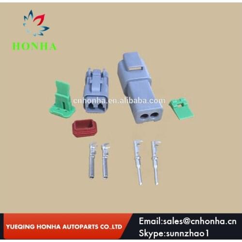 2 way waterproof plugs and receptacles DT series connector 20 AWG contacts deutsch connector kit