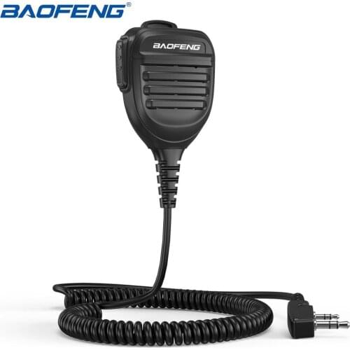 2021 Baofeng Waterproof Speaker Microphone for Baofeng TYT Two Way Radio BF-UV5R BF-888SBF-C9/V9 UV-S9Plus Portable Walkie Talki