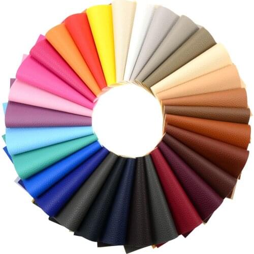 21x30cm A4/A5 Colorful PU Leather Patch Fabric Synthetic Leather DIY Material Patch For Handbag Garments
