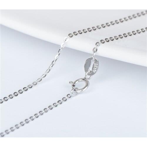 CHB58 Silver Necklace Chain Shine Chains Sterling Silver Necklace Chains for Jewelry