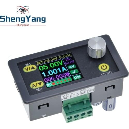DC DC Buck Converter CC CV 50V 5A Power Module Adjustable Regulated laboratory power supply Voltmeter ammeter communication