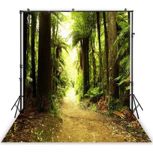 Wild Forest Backdrop Nature Landscape Scene Studio Portrait Mural Background Table Decors Photoshoot Filming Photocall Wallpaper