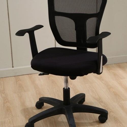 Stretch Velvet Office Chair Cover Computer Stool Seat Covers Kitchen Dining Chair Cover Spandex Seat Protector housse de chaise