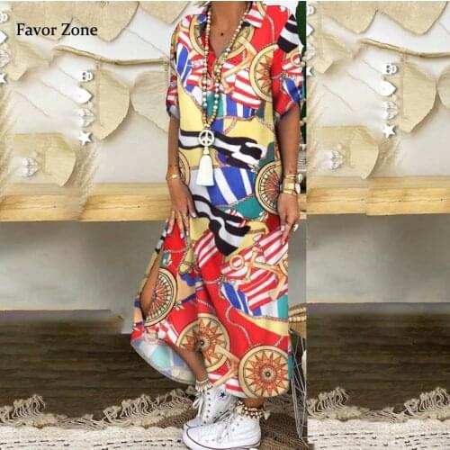 Favor Zone Long Sleeve Summer Dresses