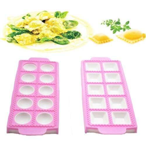 Tortellini Molds Ravioli Dumplings DIY Tool Round Square Decoration For Making Pastry Dumplings Kitchen Bakeware Accessories New