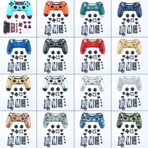 Gamepad Shell DIY Controller Full Set Housing Case Cover Replacement For Sony PS4 Pro JDS040 JDM-040 Controller With Buttons