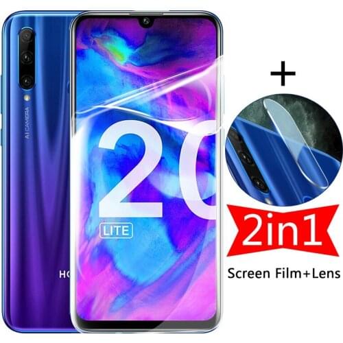 Full Cover Screen Front Hydrogel Film Not Glass For Huawei Honor 20 20Pro 20i Camera Lens Film For Honar 20s 20lite