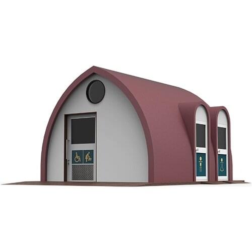 Dome Container House with Pointed Roof Building Modular Prefabricated House Summerhouses Easily Assembled Eco-Friendly