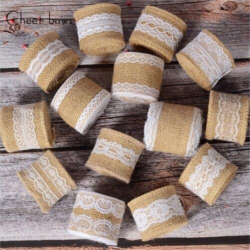 2y/roll Width 50mm Linen Organza Lace Ribbon For DIY Wedding Party Decoration Wedding Bag Costume Shoes Crafts Gift Packing