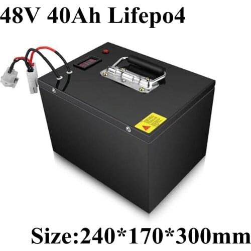 48v 40Ah 48v 50Ah Lifepo4 Lithium battery 32650 Electric Bike mobility scooter 48V e bike 50A BMS Rechargeable + 10A Charger
