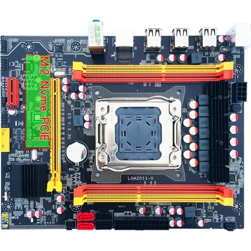 X79 desktop computer motherboard E5 supports 8-core 2011-pin four-memory slot M2 high-speed hard disk port