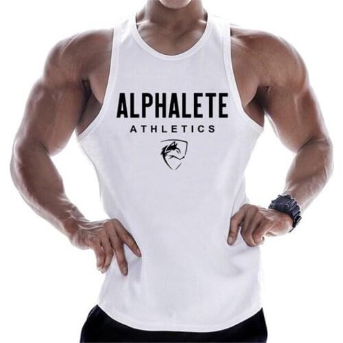 2019 new mens summer gym fitness casual vest fashion mens loose breathable sleeveless shirt gymnastics vest sports vest
