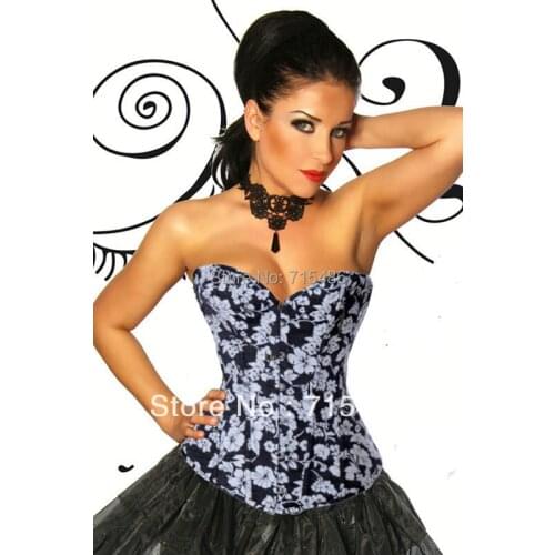 New Style Fashion Sexy Corset Free Shipping White Color Strapless Shaper Sexy Women Satin Passionate Victorian Corset