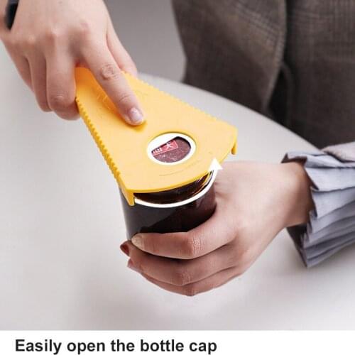 Multifunctional Bottle Opener Jar Opener Easy Everyday Twist Opening Quick Cooking Grip Corkscrew Lid Off Kitchen Accessories