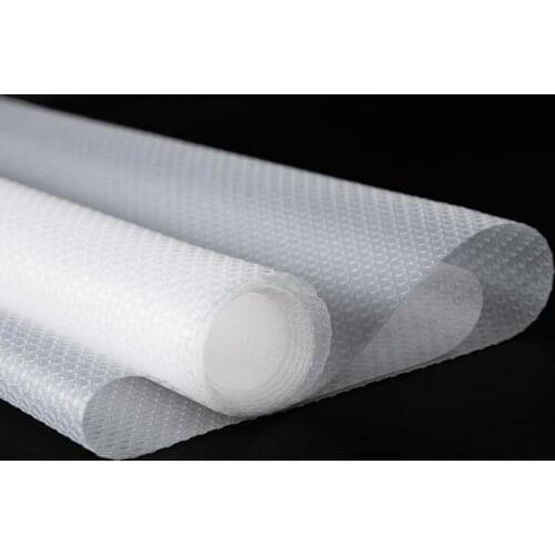 Clear Waterproof Oilproof Shelf Cover Mat Drawer Liner Cabinet Non Slip Table Adhesive For Kitchen Cupboard Refrigerator