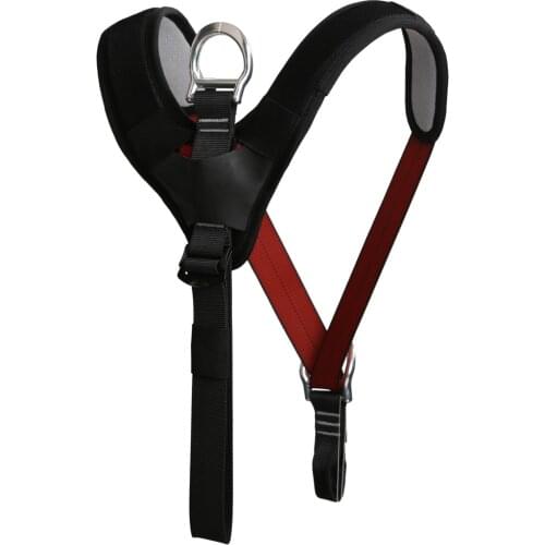 Adjustable Rock Climbing Arborist Shoulder Strap Chest Sit Harness Sling Belt for Camping Mountaineer Carving Climbing Equip
