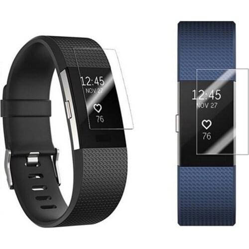 Protective Film for Fitbit Charge 2 Anti-Scratch HD Soft TPU Screen Protector for Fitbit Charge 2 Watch Band Bracelet Accessorie