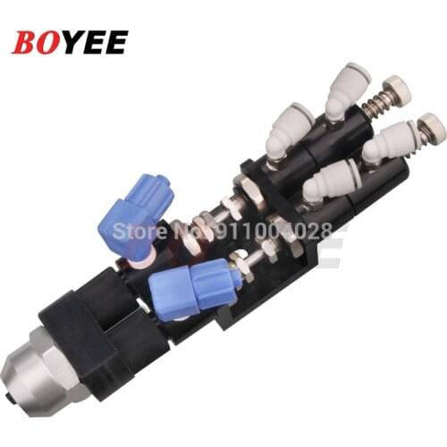 Free shipping BY-23AB double liquid thimble type distribution valve AB epoxy distribution valve round port