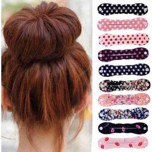 1PC Magic Foam sponge Clip Bun Curler Hairstyle Twist Maker Tool Dount Twist Hair Accessories Hair Styling Tools
